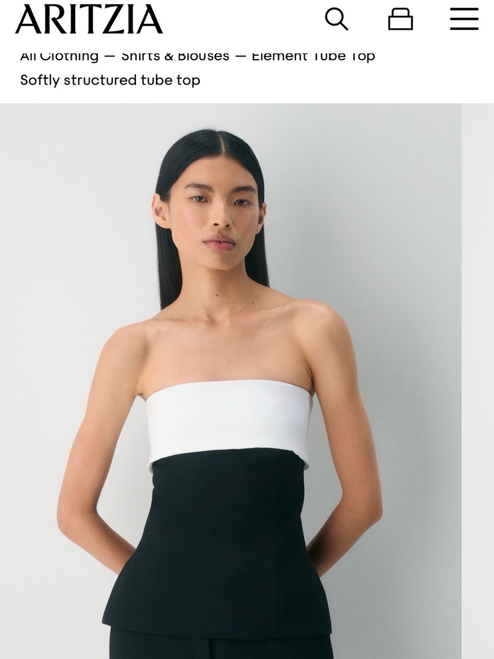 Aritzia element tube top